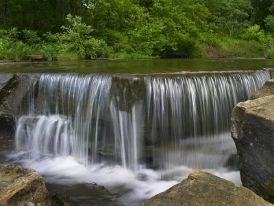 Tim Fitzharris - Sand Creek cascades in Osage Hills State Park, Oklahoma