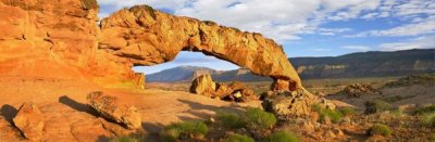 Tim Fitzharris - Panorama of Sunset Arch, Escalante National Monument, Utah