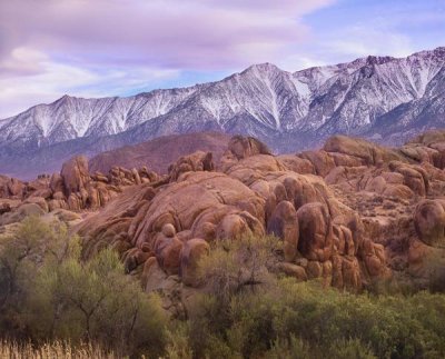 Tim Fitzharris - Sierra Nevada Mountains from the Alabama Hills, California