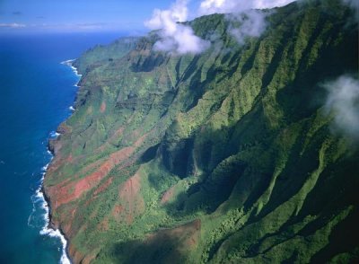 Tim Fitzharris - Rugged cliffs along Na Pali Coast State Park, Kauai, Hawaii