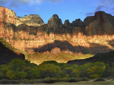 Tim Fitzharris - Towers of the Virgin with cloud shadows, Zion National Park, Utah