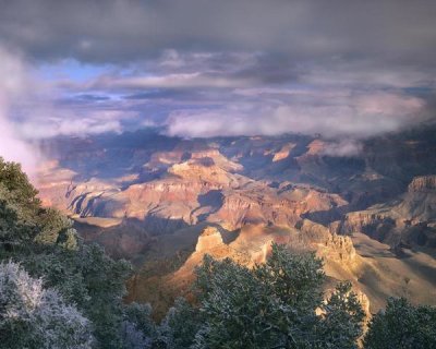 Tim Fitzharris - Clearing skies over the South Rim, Grand Canyon National Park, Arizona