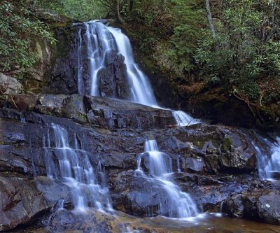 Tim Fitzharris - Waterfall, Laurel Creek, Great Smoky Mountains National Park, Tennessee