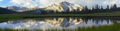 Tim Fitzharris - Panorama of Mammoth Peak and Kuna Crest, Yosemite National Park, California