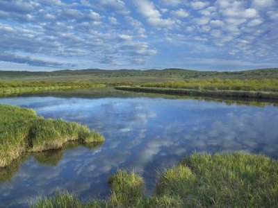 Tim Fitzharris - Clouds reflected in the Green River, Bridger-Teton National Forest, Wyoming