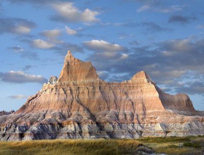 Tim Fitzharris - Sandstone striations and erosional features, Badlands National Park, South Dakota