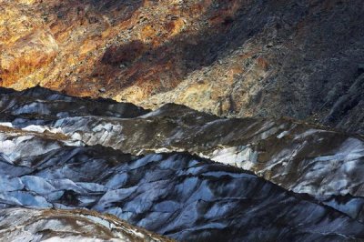 Heike Odermatt - Detail of glacier, Aletsch Glacier, Bernese Alps, Valais, Switzerland