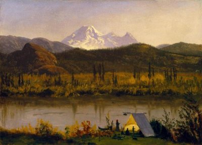 Albert Bierstadt - Mt. Baker, Washington, From the Frazier River, 1890