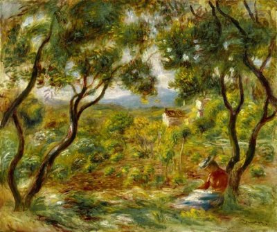 Pierre-Auguste Renoir - The Vineyards at Cagnes (Les Vignes à Cagnes), 1908