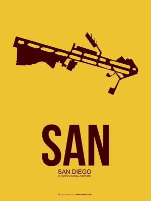 NAXART Studio - SAN San Diego Poster 1