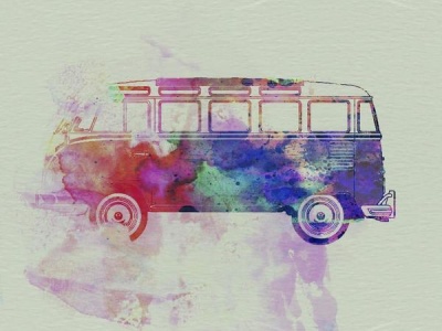 NAXART Studio - VW Bus Watercolor