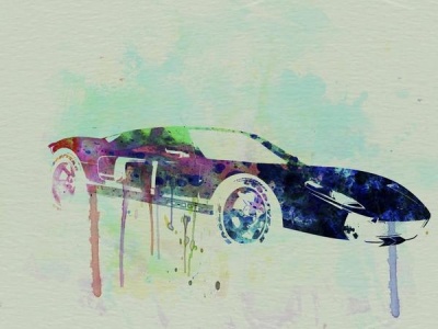 NAXART Studio - Ford GT Watercolor 2