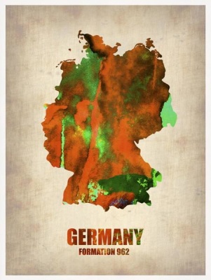 NAXART Studio - Germany Watercolor Map
