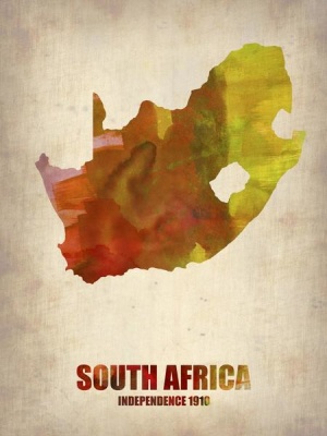 NAXART Studio - South Africa Watercolor Poster