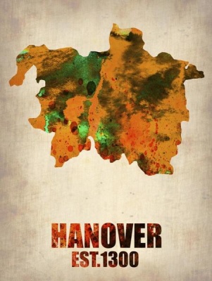 NAXART Studio - Hanover Watercolor Poster