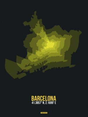 NAXART Studio - Barcelona Radiant Map 1