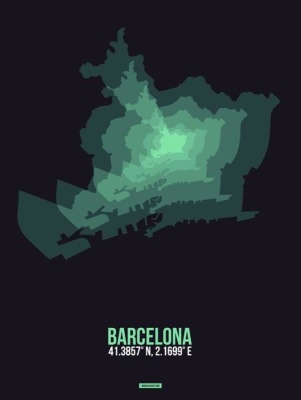 NAXART Studio - Barcelona Radiant Map 2