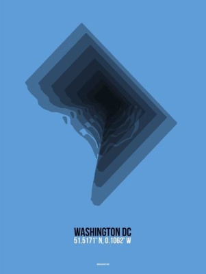 NAXART Studio - Washington DC Radiant Map 2