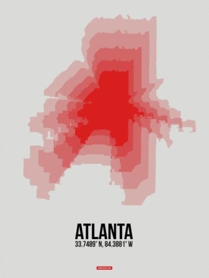 NAXART Studio - Atlanta Radiant Map 1