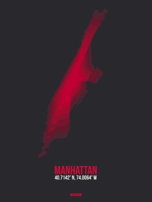 NAXART Studio - Manhattan Radiant Map 3