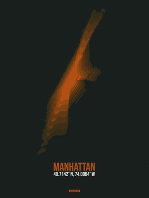 NAXART Studio - Manhattan Radiant Map 4