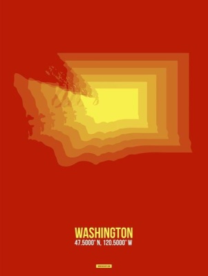 NAXART Studio - Washington Radiant Map 1