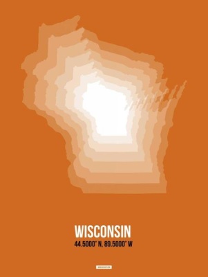 NAXART Studio - Wisconsin Radiant Map 3