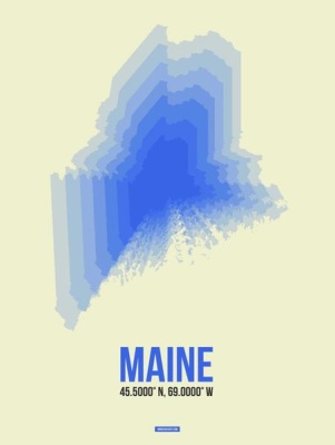 NAXART Studio - Maine Radiant Map 1