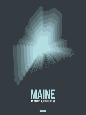 NAXART Studio - Maine Radiant Map 4