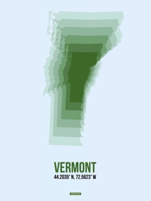 NAXART Studio - Vermont Radiant Map 2