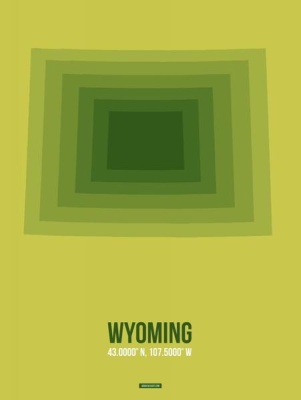 NAXART Studio - Wyoming Radiant Map 2