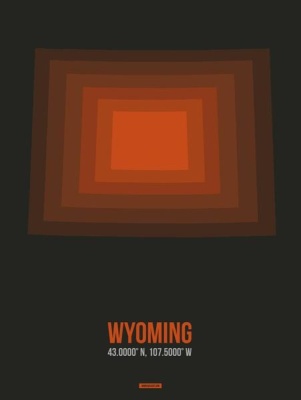 NAXART Studio - Wyoming Radiant Map 5