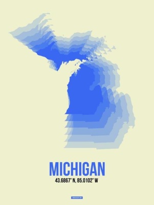 NAXART Studio - Michigan Radiant Map 1