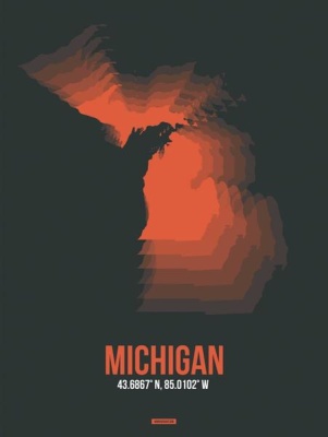 NAXART Studio - Michigan Radiant Map 5