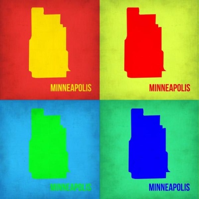 NAXART Studio - Minneapolis Pop Art Map 1