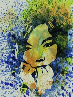 NAXART Studio - Bjork Watercolor