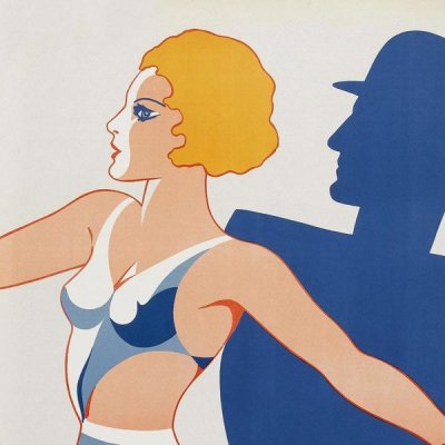 Unknown - Vintage Film Posters: Tango Movies "Tangoflickan" - Detail