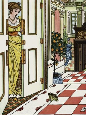 Walter Crane - Frog Prince - Greeting the Frog