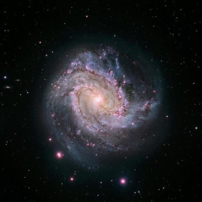 NASA - M83 - Spiral Galaxy (Hubble-Magellan Composite)