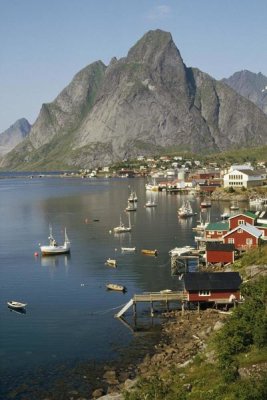 Tui De Roy - Norwegian fjord and  traditional fishing village, Lofoten Island, Norway