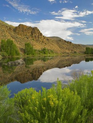 Tim Fitzharris - Cliffs reflected in lake, Curecanti National Recreation Area, Colorado