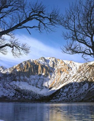 Tim Fitzharris - Laurel Mountain reflected in Convict Lake, eastern Sierra Nevada, California