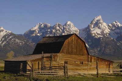 Pete Oxford - Cunningham Cabin in front of Grand Teton Range, Wyoming