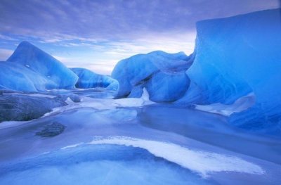 Jan Vermeer - Blue icebergs, Iceland