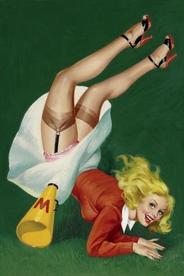 Peter Driben - Mid-Century Pin-Ups - Titter Magazine - Cheerleader