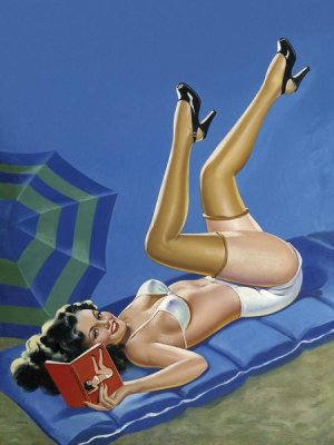 Peter Driben - Mid-Century Pin-Ups - Wink Magazine - Merry mirthful Maiden