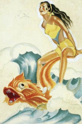 Peter Driben - Mid-Century Pin-Ups - Whisper Magazine - Wave Rider