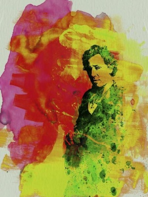 NAXART Studio - Bruce Springsteen Watercolor