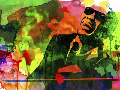 NAXART Studio - Ray Charles Watercolor