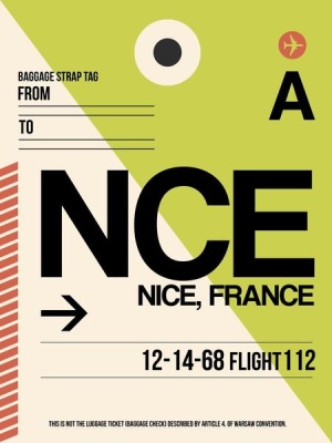 NAXART Studio - NCE Nice Luggage Tag 2
